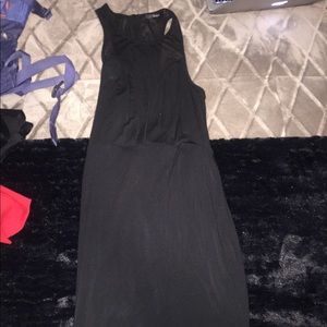 Black Mesh bodycon dress